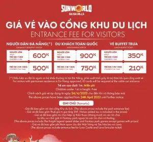 购买 Ba Na Hills 2023 门票 - 无需提前存款 - 尽早联系我们时价格非常便宜 购买 Ba Na Hills 2023 门票